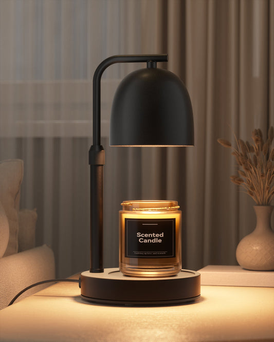 Lisunar black dome candle warmer inline controller 4 buttons