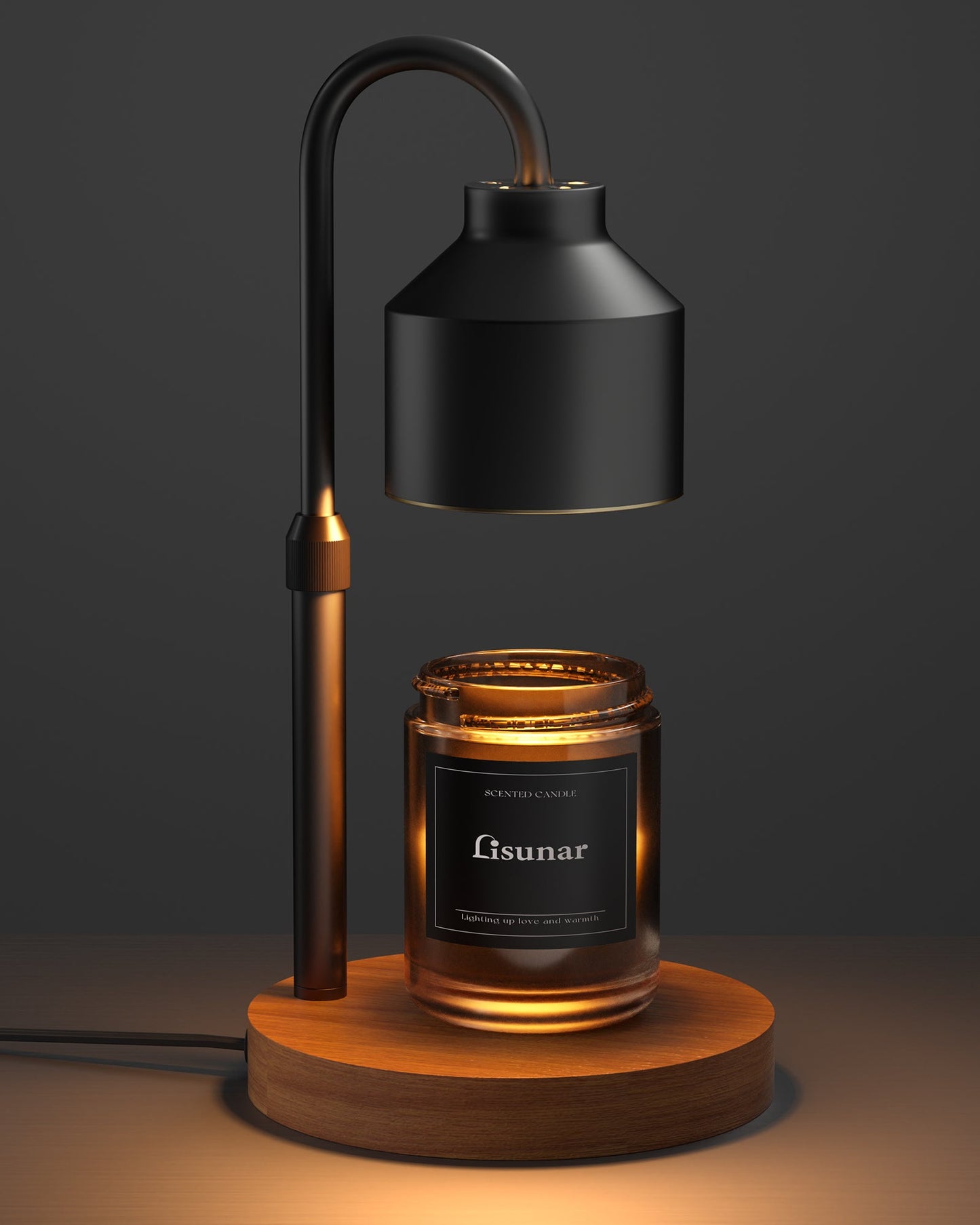 Soothing aroma candle warmer lifestyle