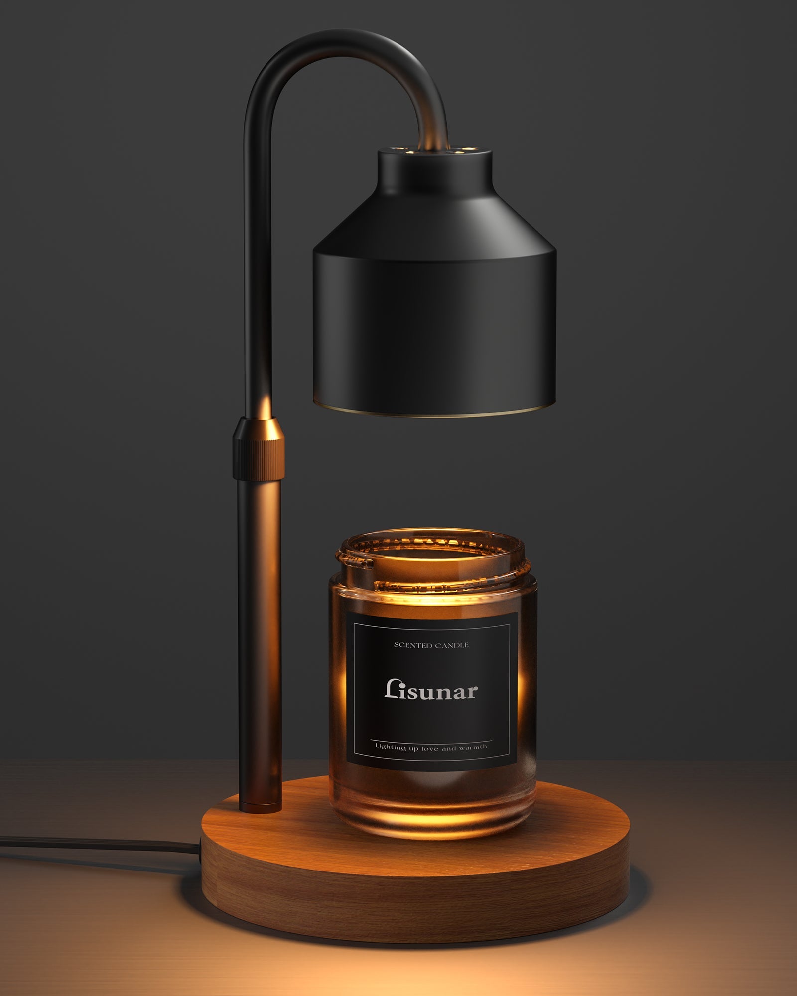 Soothing aroma candle warmer lifestyle