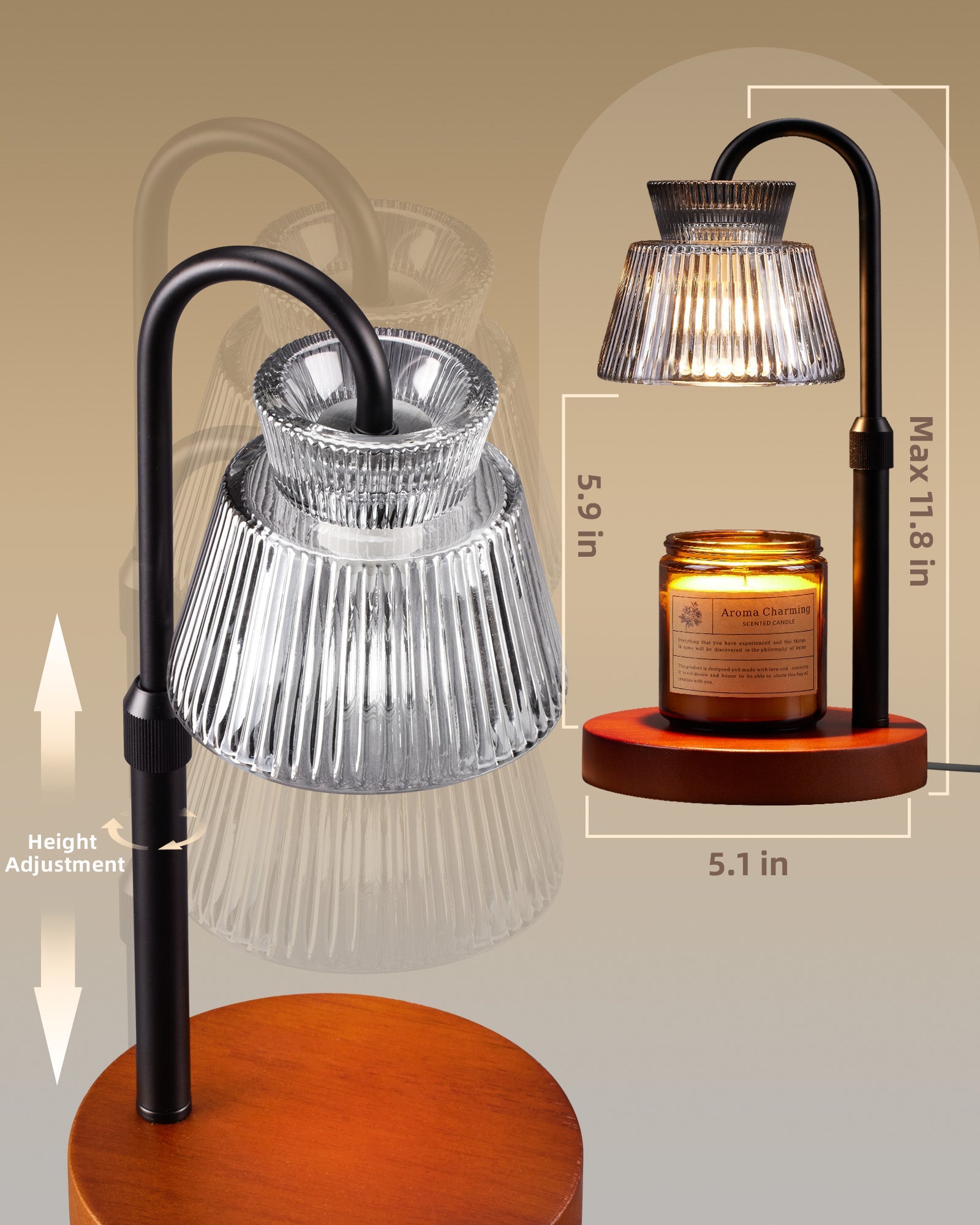 Soothing aroma candle warmer lifestyle yoga
