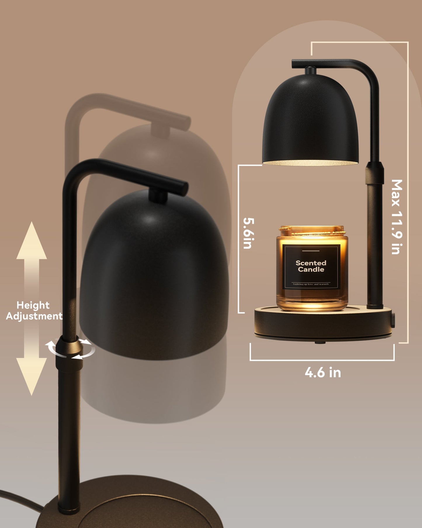 Candle warmer safe for family with kids and pets living room