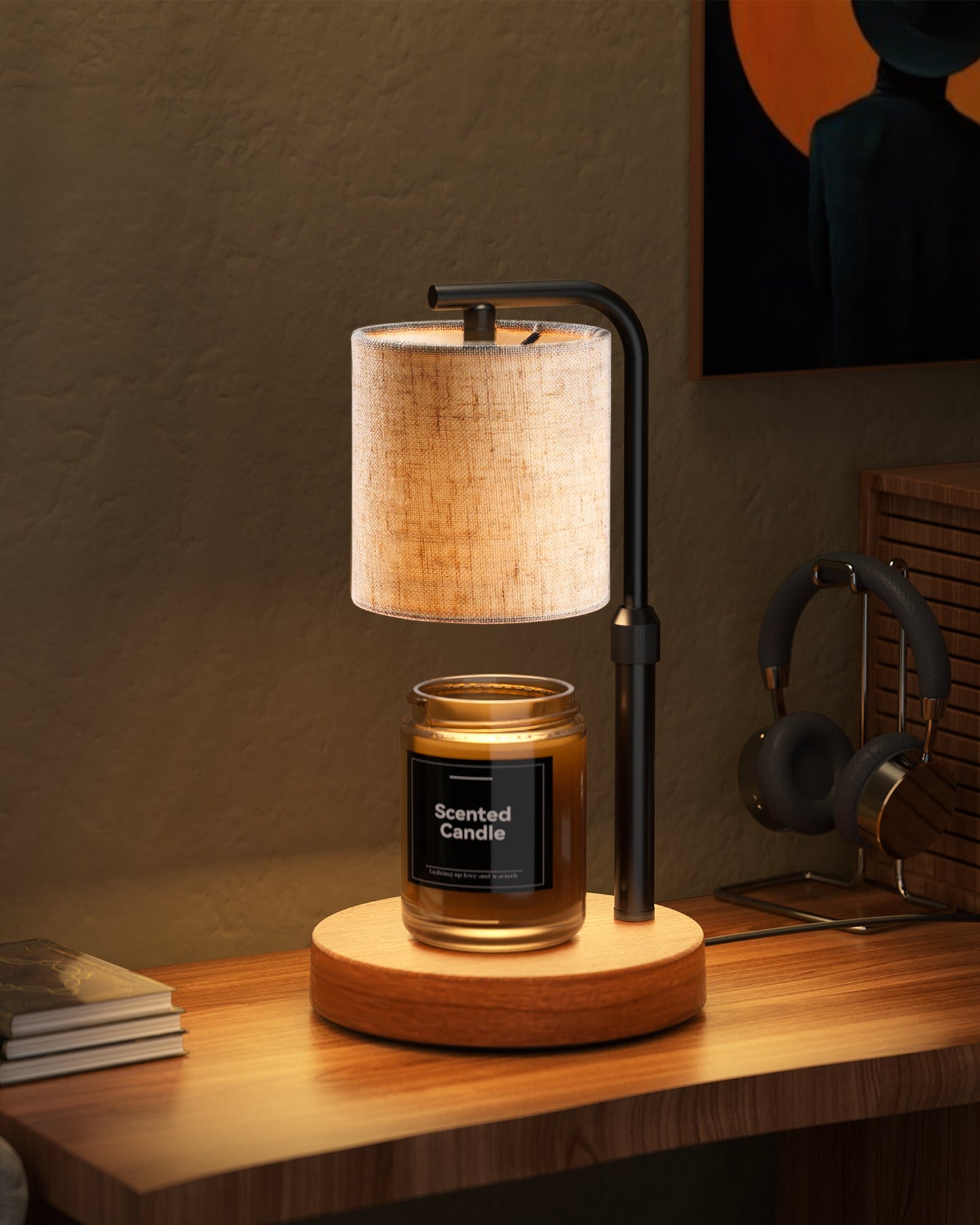 Lisunar linen candle warmer luxury gift box with presents