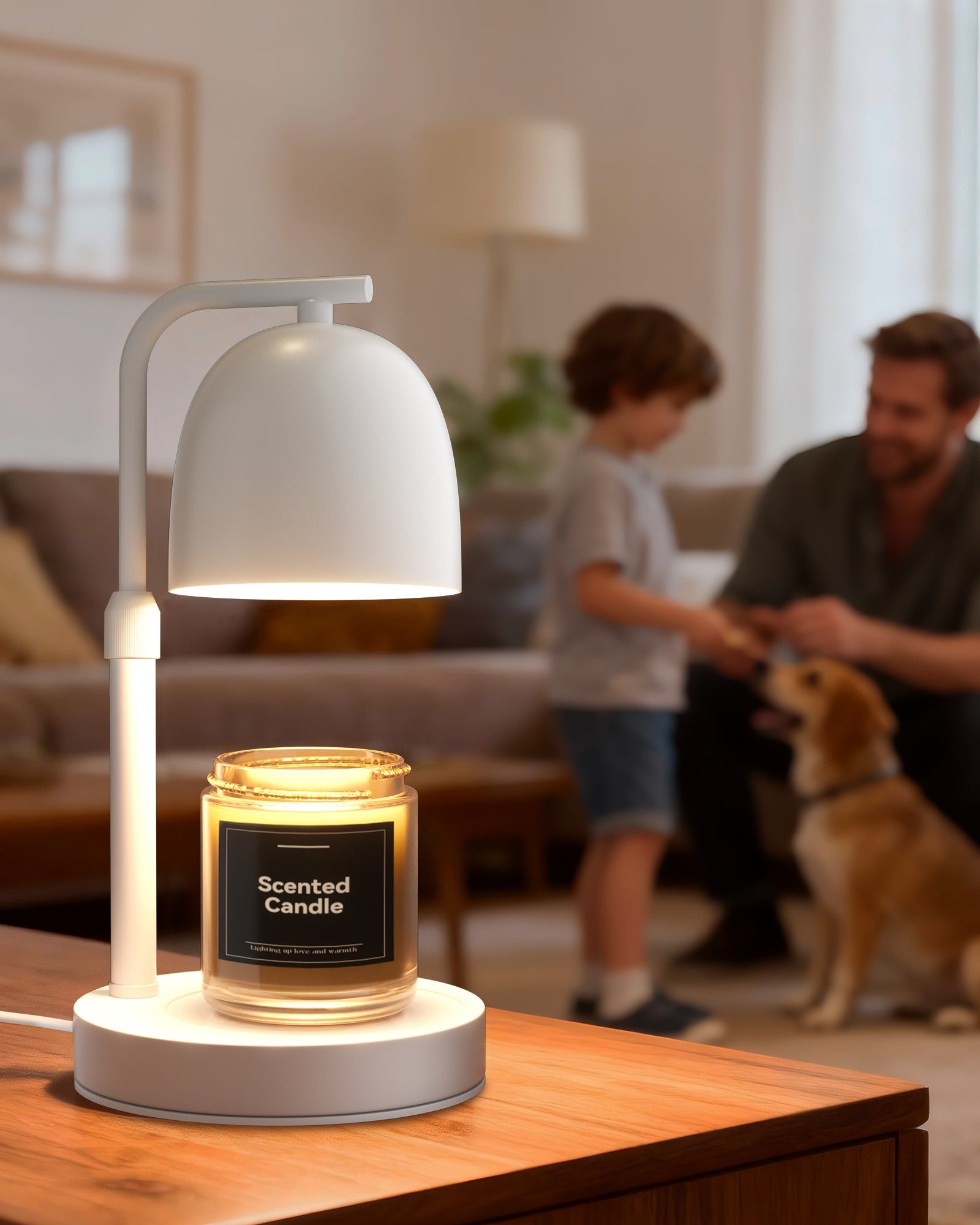 Lisunar candle warmer white background product shot