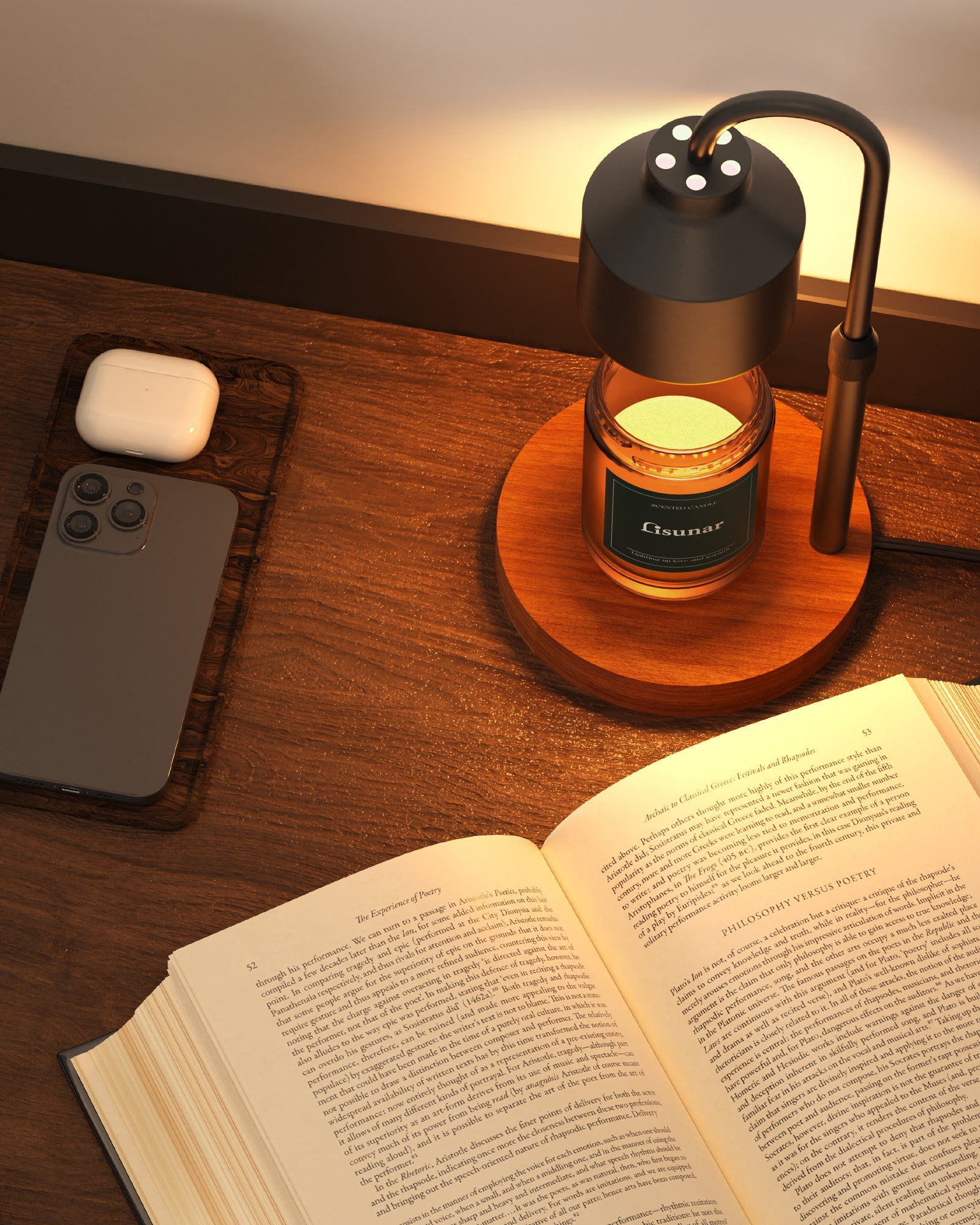 Lisunar candle warmer gift box packaging
